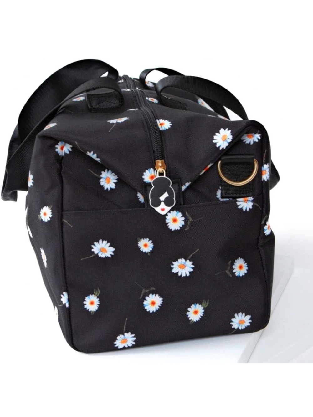 Alice + Olivia Daisy Print Duffel Bag (004)